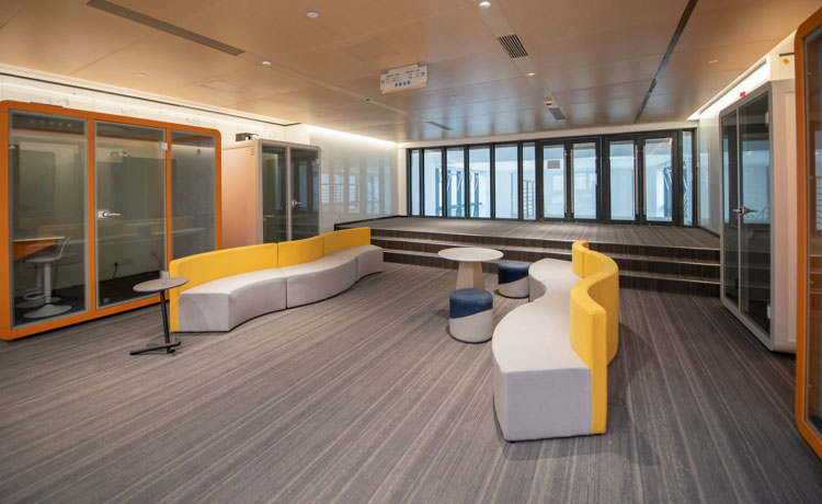 编织纹PVC地板 商用办公室会议室会所酒店编织纹地胶垫-ADC弹性地板